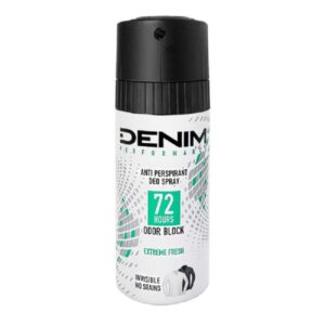 DENIM ODOR BLOCK EXTREME FRESH DEO 150ML 72H SPRAY