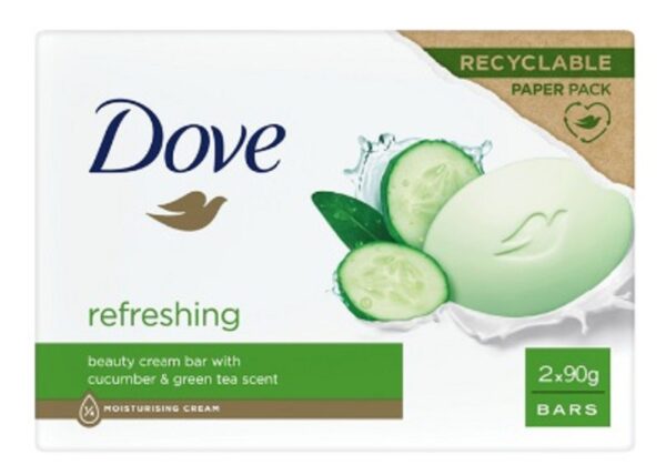 DOVE SAPONETTA REFRESHING 2 X 90 GR