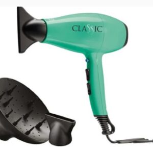 GAMA PHON CLASSIC VERDE ACQUA 2200 WATT CON DUE BOCCHETTE E DIFFUSORE
