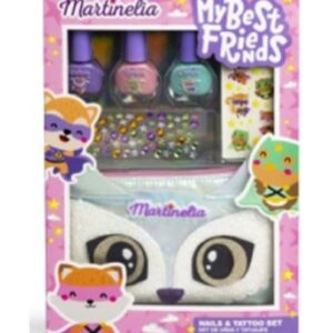 MARTINELIA MY BEST FRIENDS COFFRET PER UNGHIE E TATUAGGI+BORSETTA