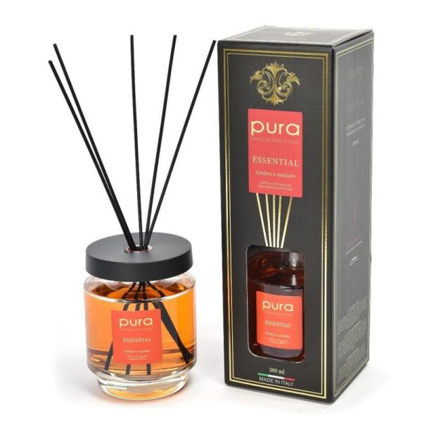 MERCURY PURA DIFFUSORE DI ESSENZA AMBRA & SANDOLO 500 ML