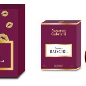 NAZARENO GABRIELLI I'M NOT A BAD GIR COFFR EDT 100ML+DEO 150ML NEW 24