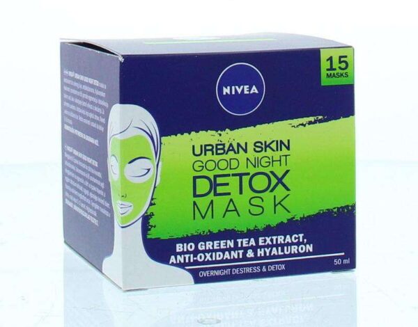 NIVEA MASCHERA NOTTE URBAN SKIN DETOX VASO 50 ML