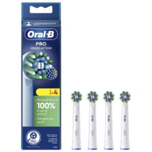 ORAL B PRO CROSS ACTION KIT TESTINE DI RICAMBIO 4 PZ