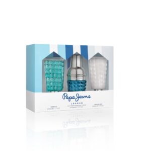 PEPE JEANS FOR HIM COFFRET EDT 30 ML+S/G 50 ML+A/S 50 ML NEW 24