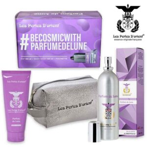 LES PERLES PARFUME DE LUNE COFFRET EDP 150ML+S/G 100ML+POCHETTE