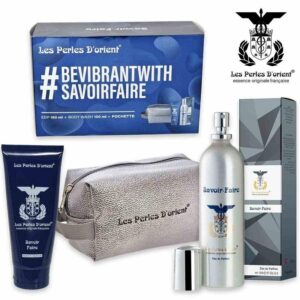 LES PERLES SAVOIR - FAIRE COFFRET EDP 150 ML + S/G 100 ML + POCHETTE