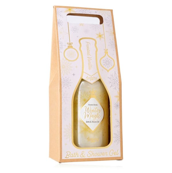 ACCENTRA COFF BAGNO WINTER MAGIC BOTTIGLIA CHAMPAGNE ORO BIANCA SG 180