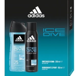 ADIDAS ICE DIVE COFFRET DEO 150ML + S/G 250ML NEW 2024