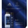 ADIDAS STAR UEFA COFFRET DEO 150ML + S/G 250ML NEW 2024