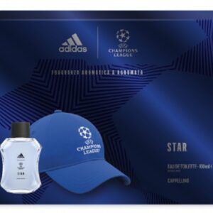 ADIDAS CHAMPIONS LEAGUE STAR COFFRET EDT 100ML + CAPPELLINO NEW 2024