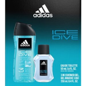 ADIDAS ICE DIVE COFFRET EDT 50ML + S/G 250ML 3IN1 NEW 2024