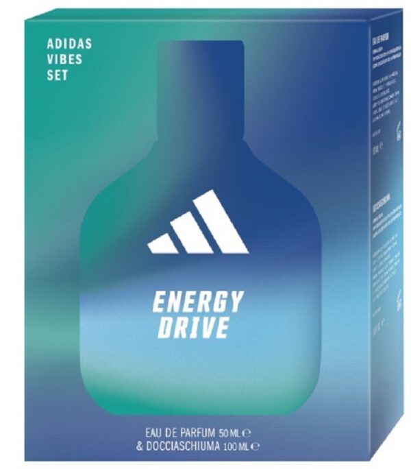 ADIDAS VIBES ENERGY DRIVE COFFRET EDP 50 ML+DOCCIASCHIUMA 100 ML