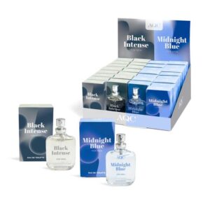 AQUARIUS BLACK INTENSE/MIDNIGHT BLUE FOR MEN EDT 15ML ASS