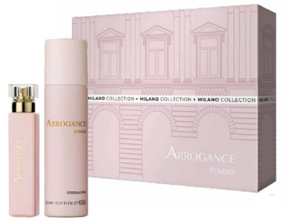 ARROGANCE FEMME COFFRET EDT 30ML VAPO + DEO 150 ML NEW 2024