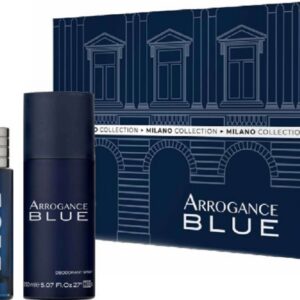 ARROGANCE BLUE COFFRET EDT 30ML SPRAY + DEO 150ML SPRAY NEW 2024