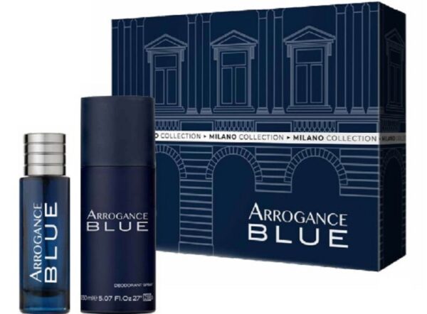 ARROGANCE BLUE COFFRET EDT 30ML SPRAY + DEO 150ML SPRAY NEW 2024