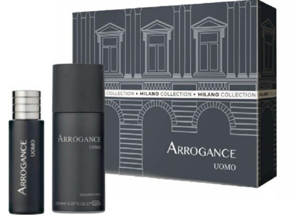 ARROGANCE UOMO COFFRET EDT 30ML SPRAY + DEO 150ML SPRAY NEW 2024