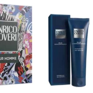 ENRICO COVERI BLUE CONTEMPORARY COFFRET S/G 300ML+DEO 150ML SPRAY 24