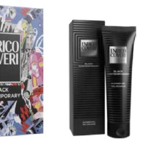 ENRICO COVERI BLACK CONTEMPORARY COFFRET S/G 300ML+DEO 150ML SPRAY 24