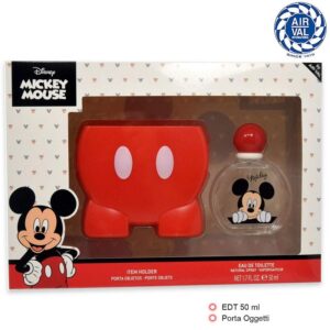 DISNEY MICKEY COFFRET EDT 50ML + PORTAOGGETTI