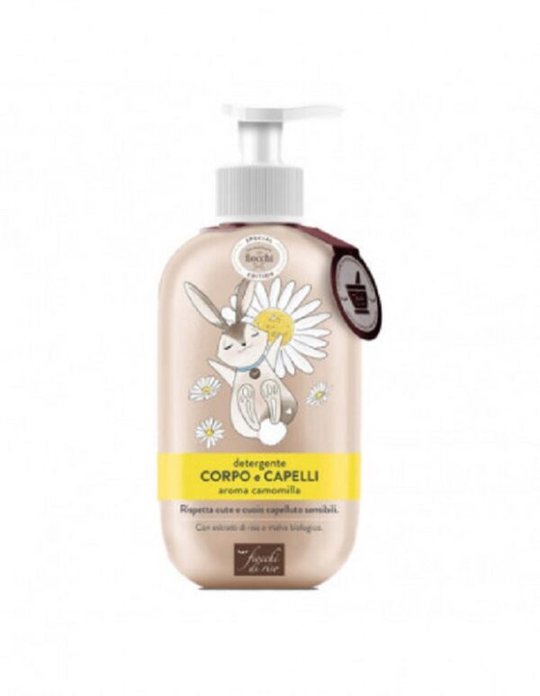 FIOCCHI DI RISO DETERG BIMBI CORPO&CAPELLI DOSATOR AROMA CAMOMIL 400ML