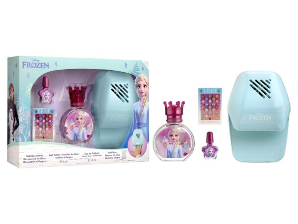 FROZEN COFFRET EDT 50 ML+SMALTO+DECORAZIONI UNGHIE+LAMPADA UNGHIE