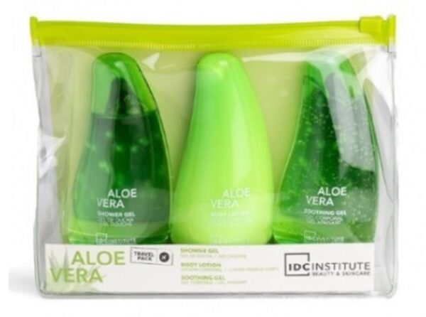 IDC INSTITUTE ALOE VERA COFFRET S/G 80ML+B/L 80ML+GEL LENITIVO 80ML