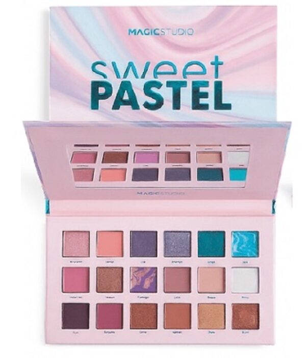 MAGIC STUDIO SWEET PASTEL PALETTE OMBRETTI 18 COLORI PASTELLO