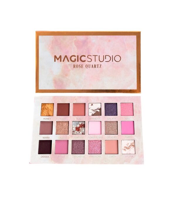 MAGIC STUDIO ROSE QUARTZ PALETTE OMBRETTI 18 COLORI