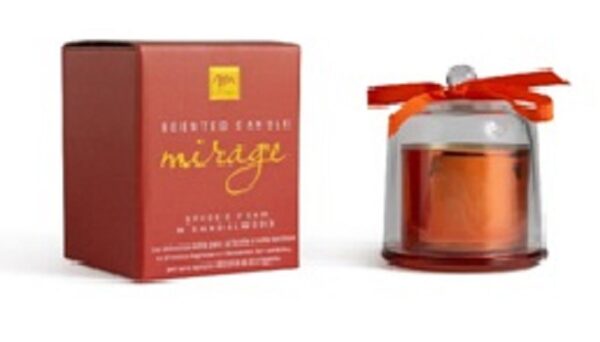 MERCURY MIRAGE CANDELA CAMPANA PROFUMATA POMEGRANATE ROSE 110GR