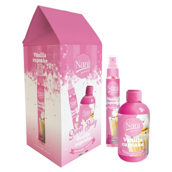 NANI' GOURMAND COFFRET VANILLA CUPCAKE A/P 75 ML+ BAGNODOCCIA 300ML