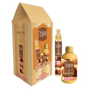 NANI' GOURMAND COFFRET COOKIES&BISCUITS A/P 75 ML+ BAGNODOCCIA 300ML