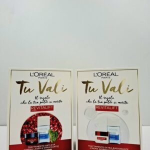 L'OREAL TU VALI REVITALIF LASER COFFRET CREMA LASER+STRUCCANTE+PIETRA