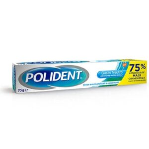 POLIDENT ADESIVO PER PROTESI DENTALI GUSTO NEUTRO FORMATO MAXI 70GR