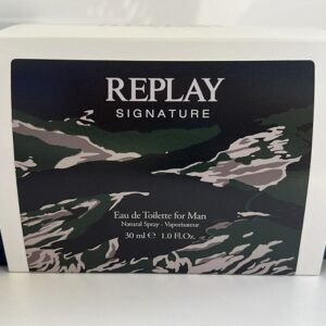 REPLAY SIGNATURE MAN COFFRET EDT 30 ML + POCHETTE