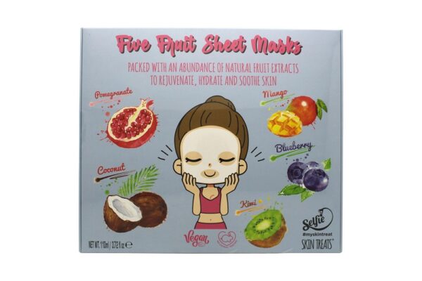 SKIN TREATS 5 MASCHERE SHEET FRUIT