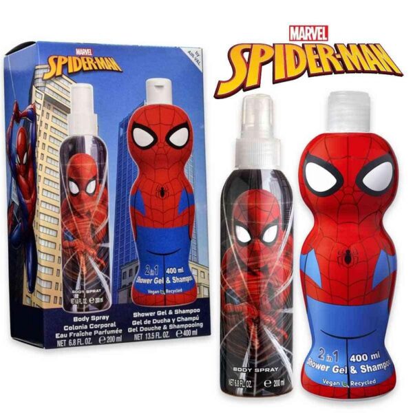 SPIDERMAN COFFRET A/P 200 ML + S/G 400 ML 1D