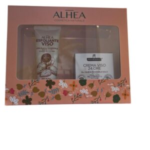 ALHEA COFFRET CREMA VISO 50ML+ESFOLIANTE VISO 75ML CON OLIO MANDORLE