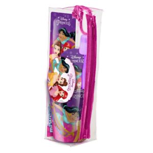 DISNEY PRINCESS POCHETTE SPAZZOLINO 2D + DENTIFRICIO 75ML + BICCHIERE