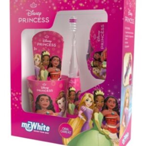 DISNEY PRINCESS COFFRET SPAZZOL LUMINOSO+DENTIFR 75ML+BICCH+6 FERMAGLI