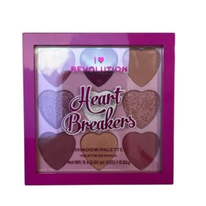 I HEART REVOLUTION HEART BREAKERS SWEETHEART PALETTE 9 OMBRETTI