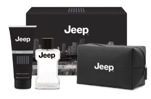 JEEP FREEDOM COFFRET S/G 200ML+A/S BALM 100ML+BEAUTY CASE