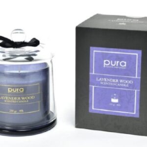 MERCURY PURA CANDELA PROFUMATA LAVENDER WOOD 230 GR IN CAMPANA VETRO