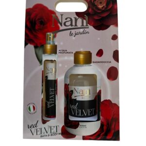 NANI' LE JARDIN COFFRET RED VELVET A/P 75 ML+ BAGNODOCCIA 300ML