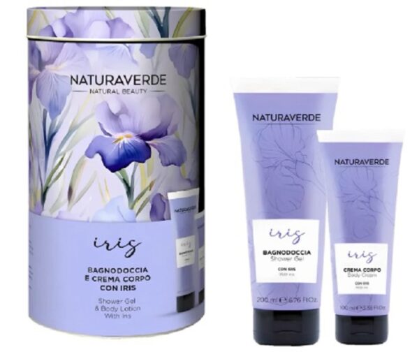 NATURAVERDE COFFRET SENSORIALE IRIS S/G 200 ML + C/C 100 ML