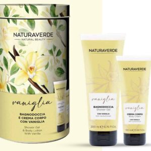 NATURAVERDE COFFRET SENSORIALE VANIGLIA S/G 200 ML + C/C 100 ML