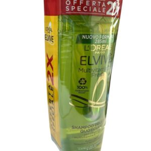 OREAL ELVIVE SHAMPOO MULTIVITAMINICO FRESH 2X285 ML