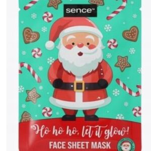 SENCE MASCHERA VISO IN TESSUTO CON BABBO NATALE