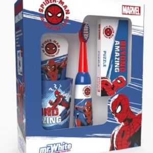 SPIDERMAN COFFRET SPAZZ ELETTRICO+DENTIFRICIO 75ML+BICCHIERE+PUZZLE